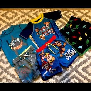 Toddler boy swim set bundle